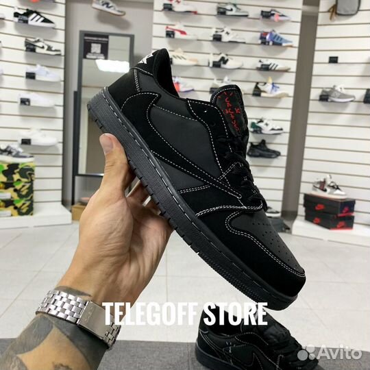 Кроссовки Nike Air Jordan 1 low Travis Scott