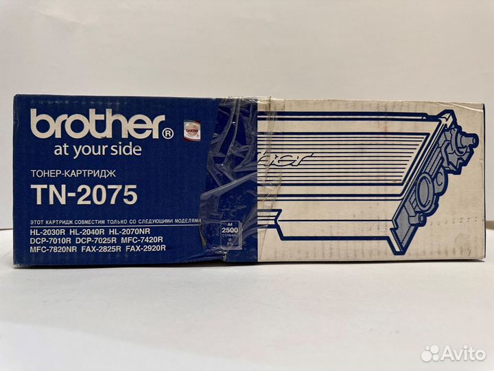 Картридж лазерный brother TN-2075 black