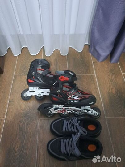 Роликовые коньки детские и Heelys кроссовки
