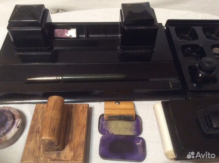 Чернильный письменный прибор СССР, винтаж