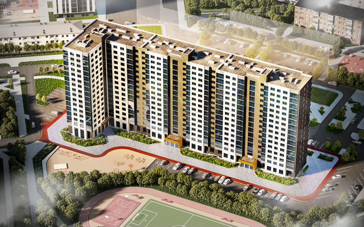 3-к. квартира, 66,5 м², 14/16 эт.