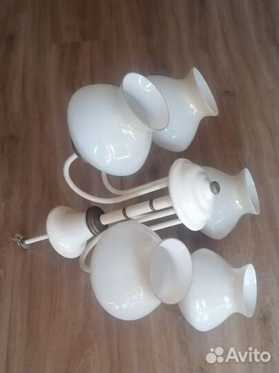 Люстра потолочная стекло