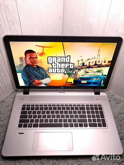 Игровой HP 17.3 Дюйма + SSD + GeForce + Гарантия