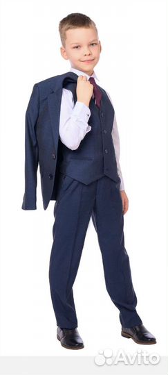 Т.Синие. Школьные костюмы, брюки, пиджаки, жилеты