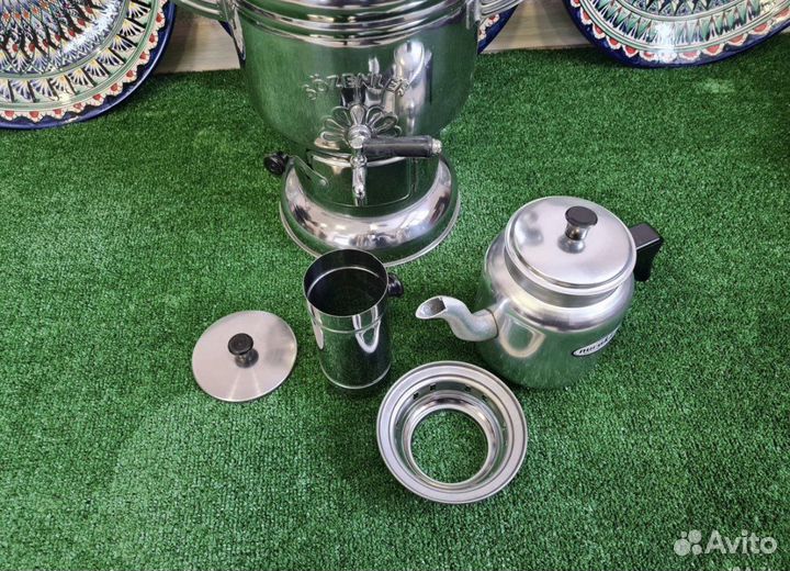 Самовар на углях 6л Новый