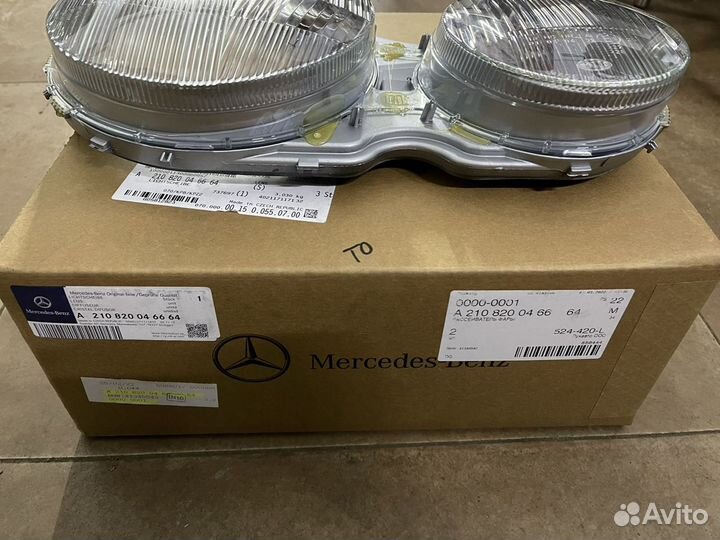 Стекло фары mercedes w210 e210 е210 оригинал