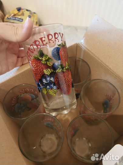 Стаканы стеклянные для напитков