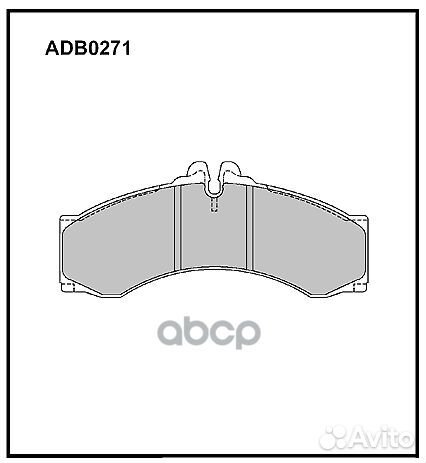 Колодки тормозные дисковые передние 2D0698151B