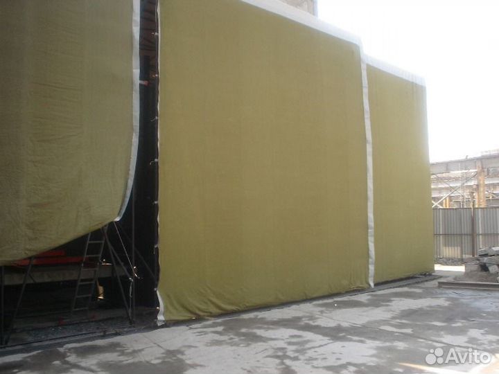 Изготовление пошив брезентовых штор