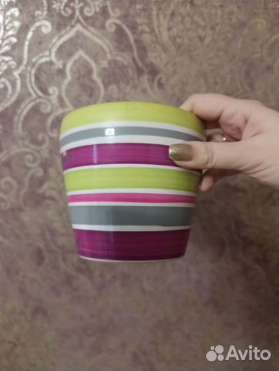 Горшки керамические для цветов новые