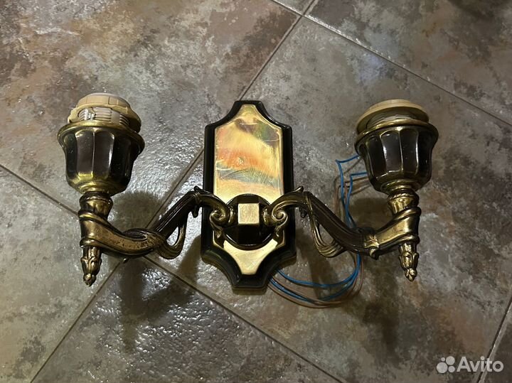 Бра латунь б/у