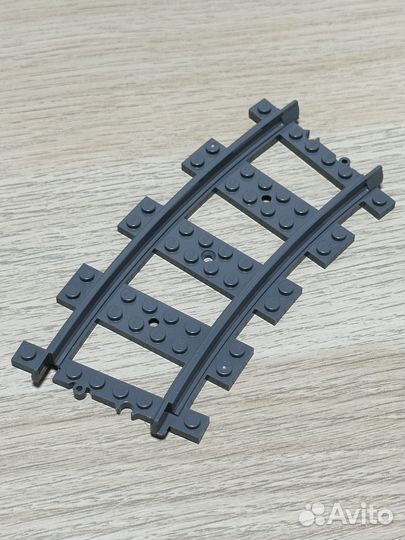Lego Поворотные рельсы поштучно