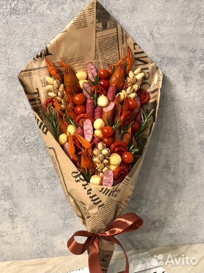 Мужские букеты съедобные