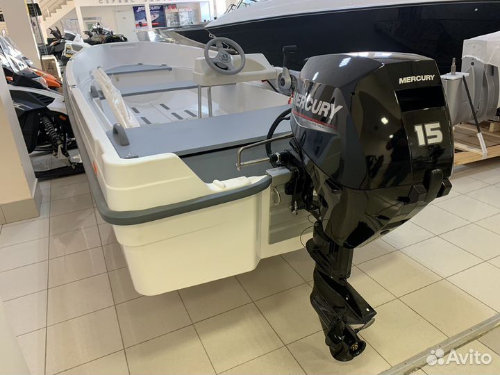 Лодка Terhi 400 с mercury F 15 E EFI