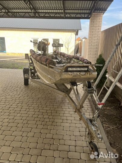 Лодка Болотоход алюминий