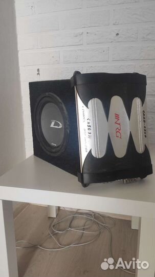 Сабвуфер,усилитель ilpine