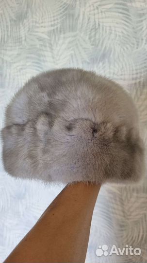 Шапка норковая женская