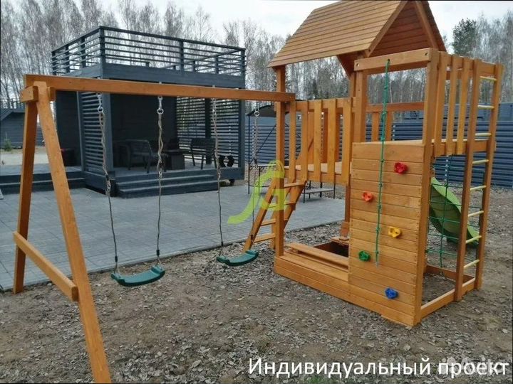 Детский городок в коттедж доставка по россии