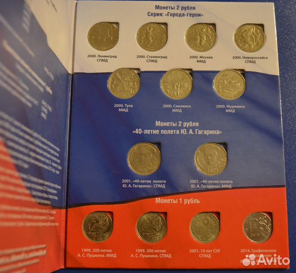 Монеты города герои