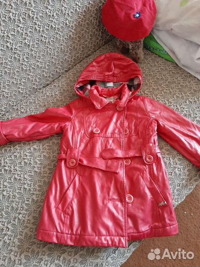 Плащик на девочку+ берет