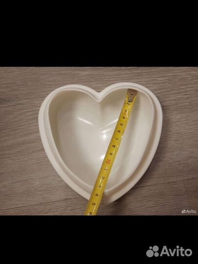 Силиконовая форма для мусовых тортов сердце