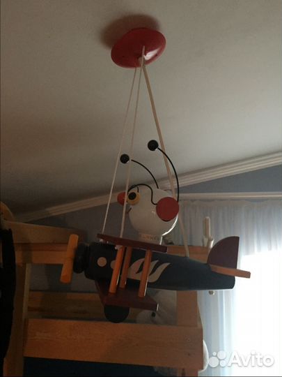 Детская люстра Самолётик