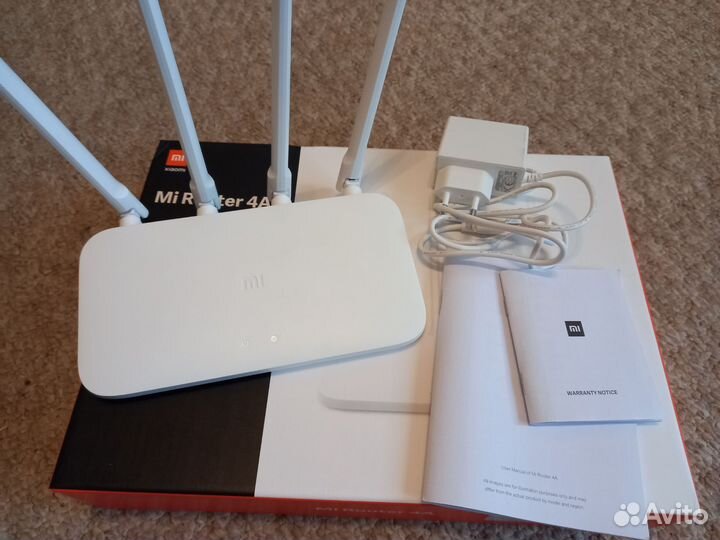 Wi-Fi роутер Xiaomi Mi Wi-Fi Router 4A RU, белый