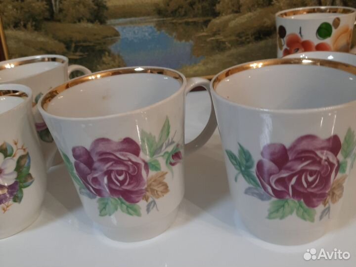 Бокалы фарфоровые СССР