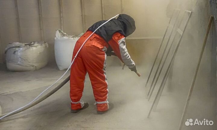 Пескоструйная обработка. Покраска