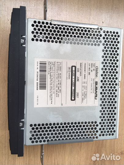 Магнитола Subaru