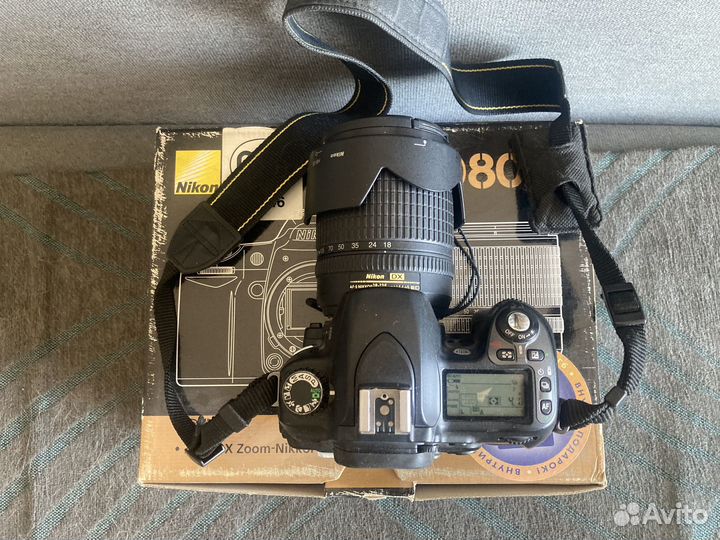 Зеркальный фотоаппарат nikon d80