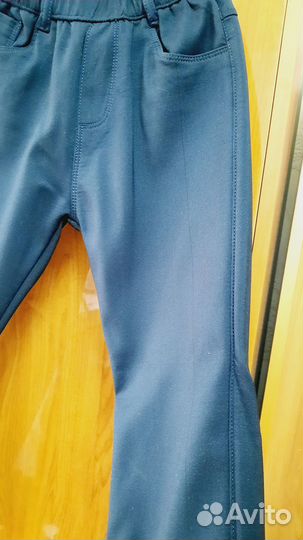 Брюки на мальчика 128 тёмно-синие