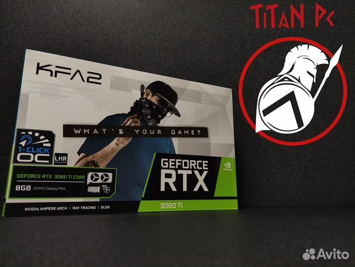 KFA2 RTX 3060Ti 1-Click OC LHR 8gb / Обмен