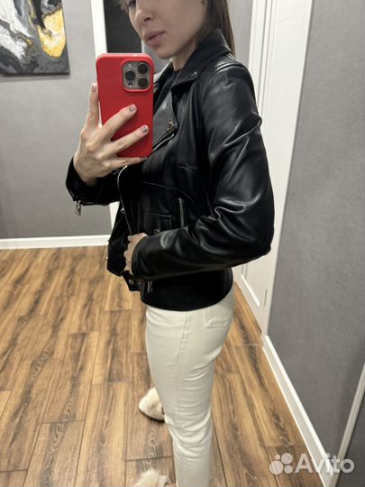 Кожанка женская