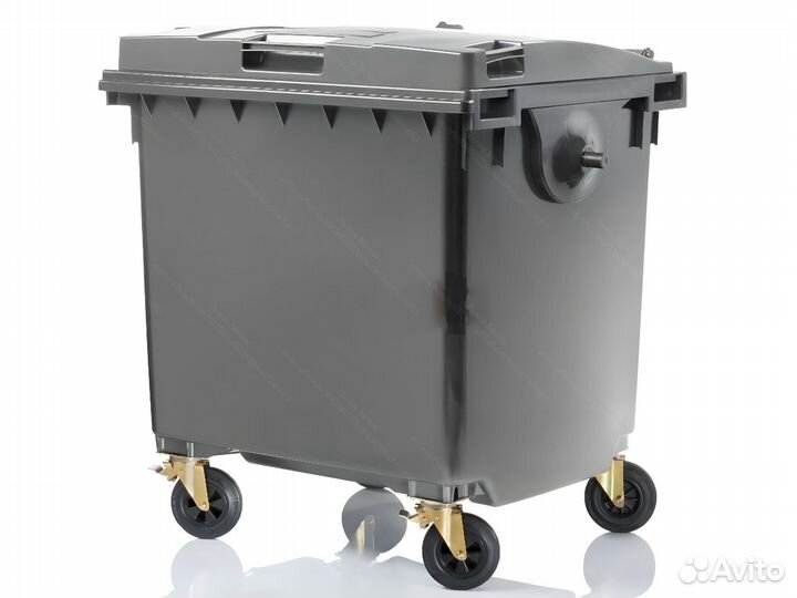 Бак мусорный пластиковый 1100л 1.1-1967