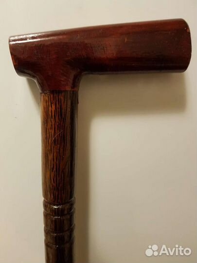 Трость из чёрной пальмы 90 см новая