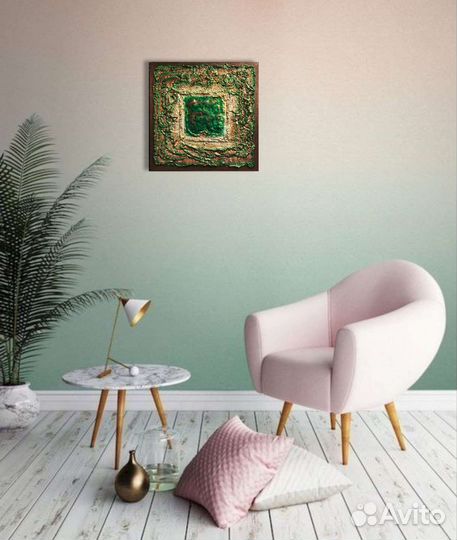 Интерьерная фактурная картина 