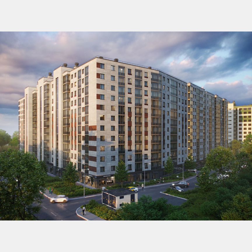 1-к. квартира, 32,1 м², 12/12 эт.