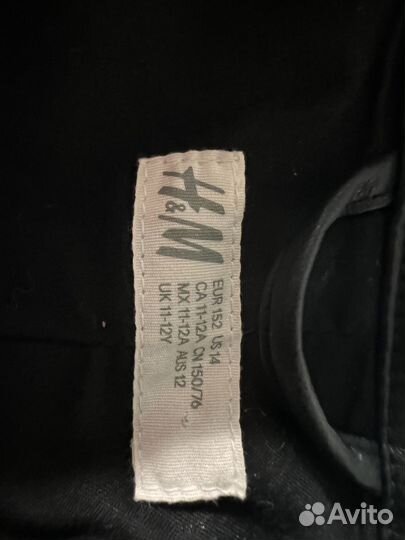 Кожаная куртка косуха H&M 152