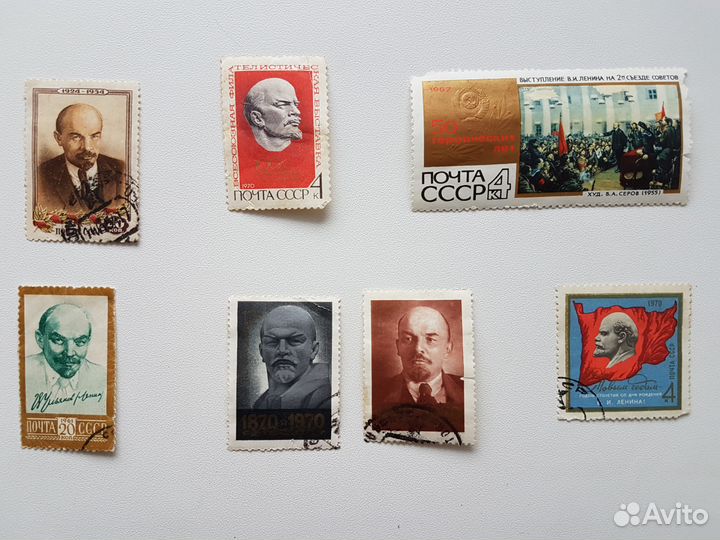 Марки. Ленин. СССР гдр Польша