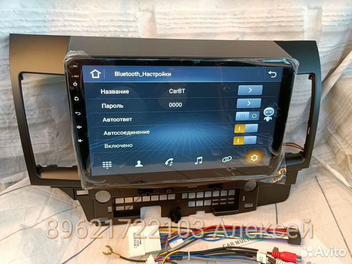 Магнитола Mitsubishi Lancer X андроид новая