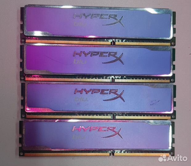 Оперативная память Kingston hyperx blu. 4+4 GB