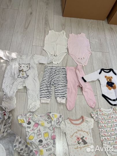 Детские вещи пакетом на девочку от 0 до 3