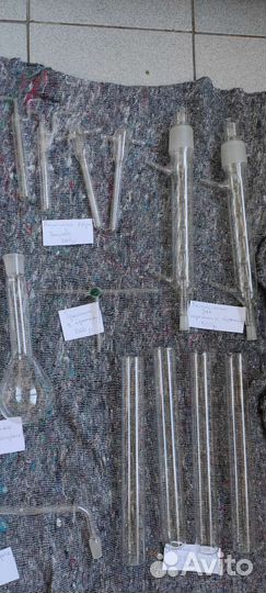 Лабораторная посуда, пробирки,холодильники, колбы