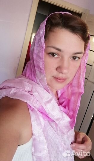 Натуральный шелковый шарф