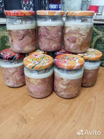 Копченые ребрышки, сало