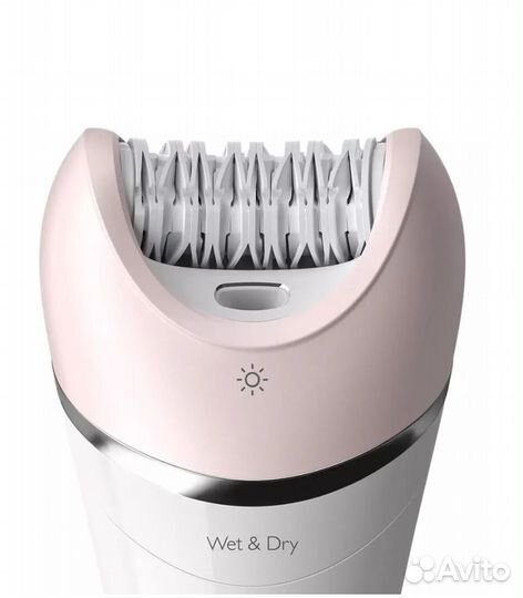 Эпилятор Philips BRE721/00, белый, розовый
