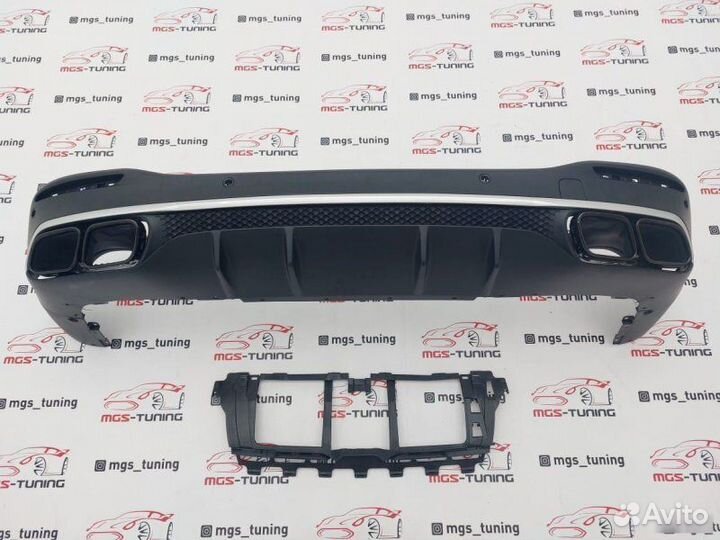 Диффузор с Black насадками 63 Chrome на GLS X167