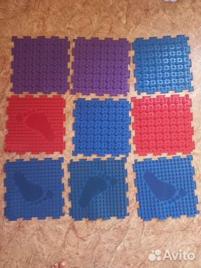 Коврики массажные, ортопедические 9 шт