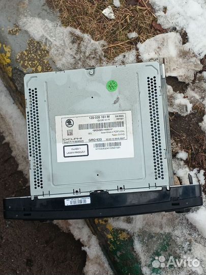 Штатная магнитола на skoda octavia a5